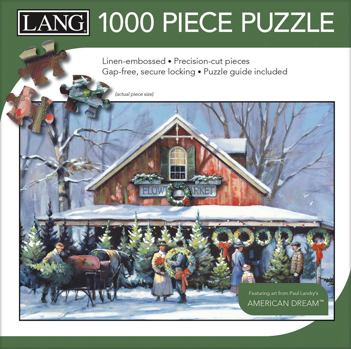 Lang 1000 Piece Jigsaw Puzzle Santas Sleigh 